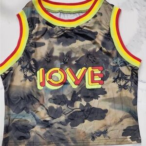 Camouflage Love Tank Top